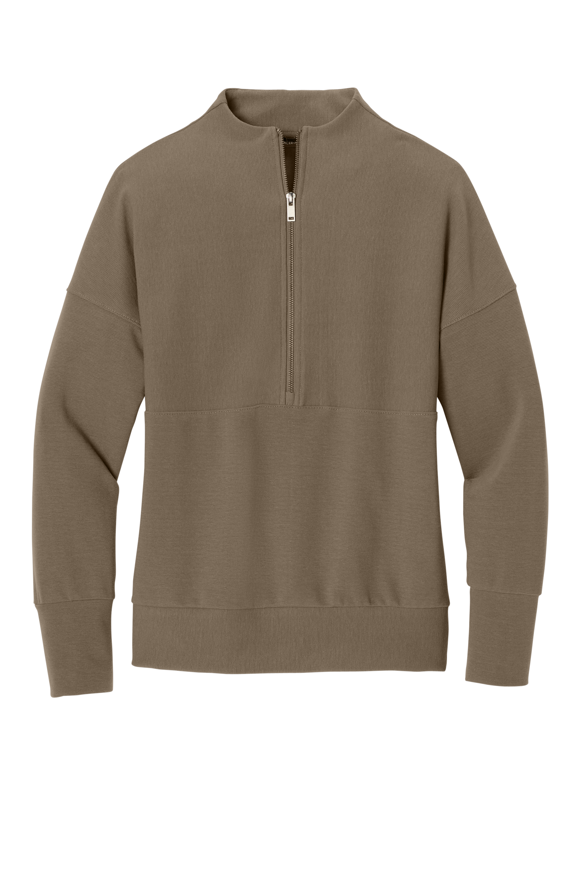 MM3041 Mercer+Mettle Womens Linear Texture 1/4-Zip