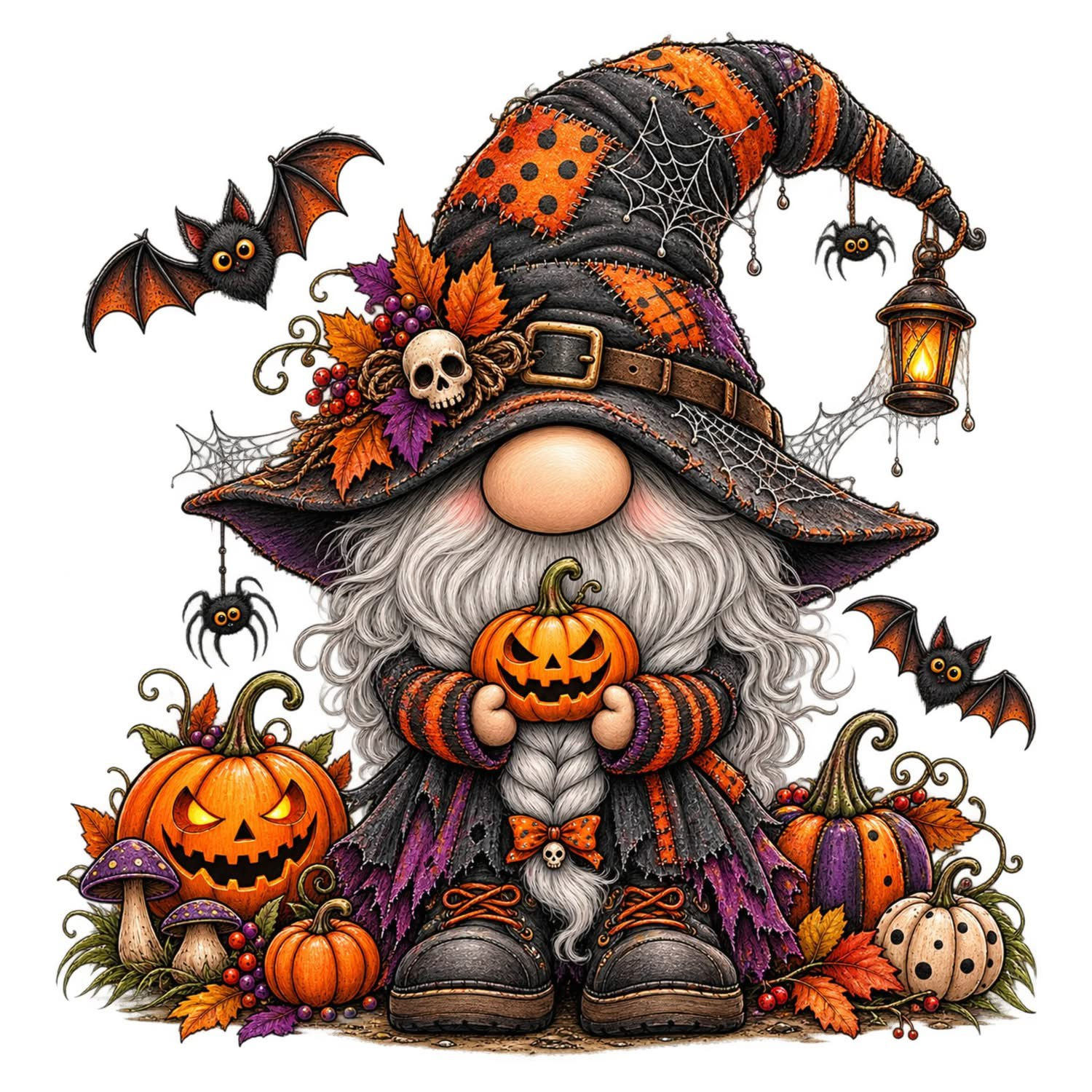 Halloween 29 - Gnome Pumpkin Patch_DTF