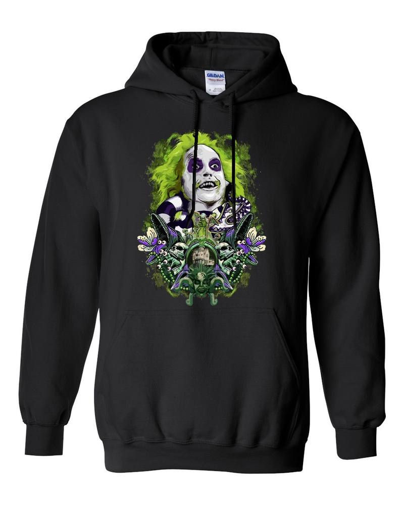 18500 Gildan Hoodie Halloween 048 Beetlejuice Sandworm Gothic Portr