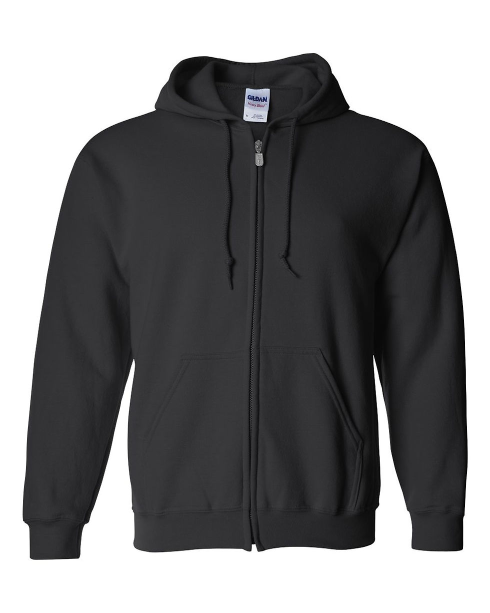 Thumbnail: 18600 Gildan Unisex Heavy Blend� Full-Zip Hooded Sweatshirt