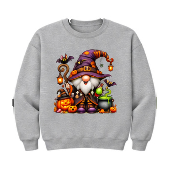 Thumbnail: 18000 Gildan Crewneck Sweatshirt Halloween 021 Gnome Potion Cauldron