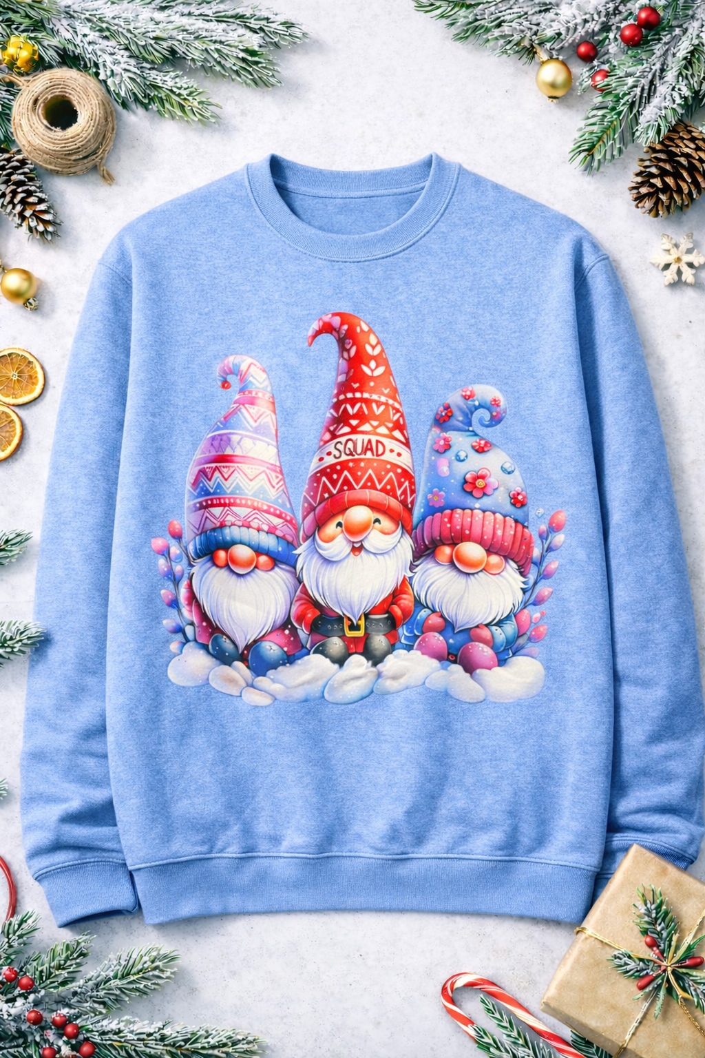 3 Gnomes Crewneck (Printed)