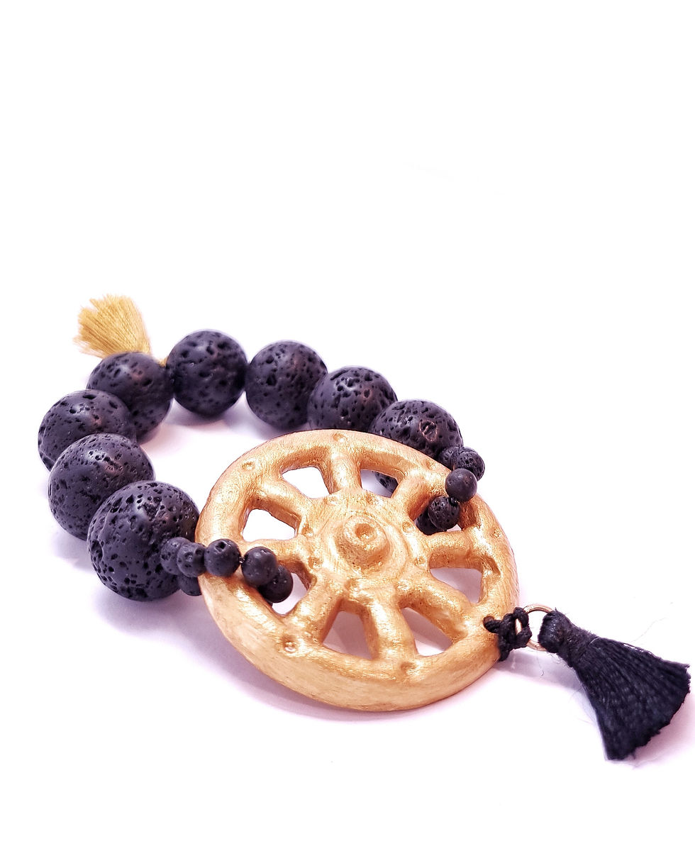 Miniatura: GP Jewels Bracelet with Lava and Ceramic 