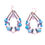 Miniatura: Ziio "Shinju Azul" Earrings in 925 Silver with Turquoise and Fresh Water Pearl 