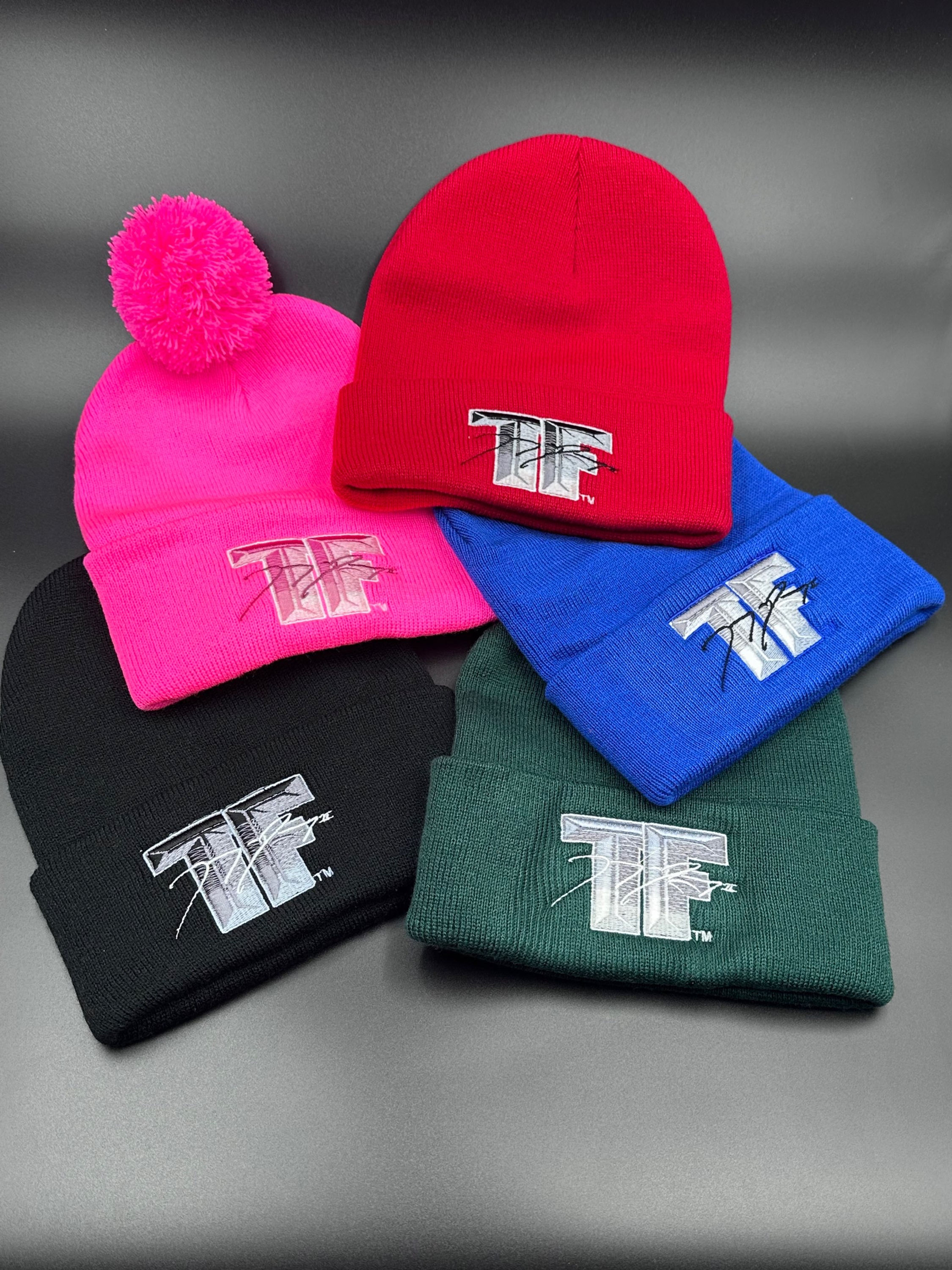 T.F. Embroidered beanie 