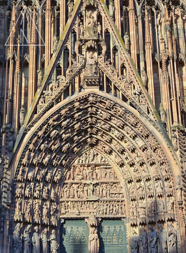 Central portal of Strasbourg Cathedral