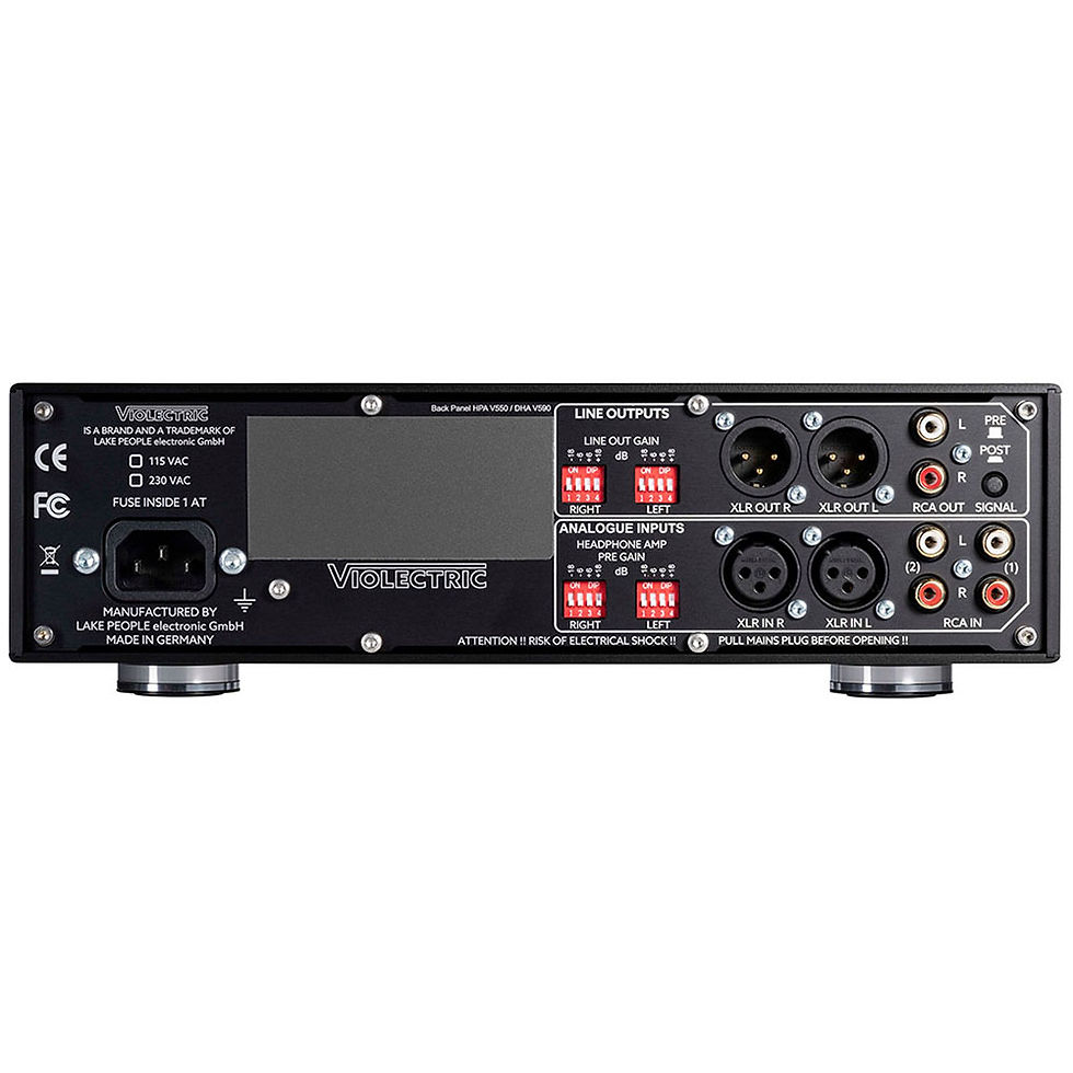 תמונה ממוזערת: Violectric HPA V550 : מגבר אוזניות וקדם מגבר