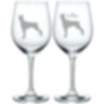 dobermann personalized glass gift