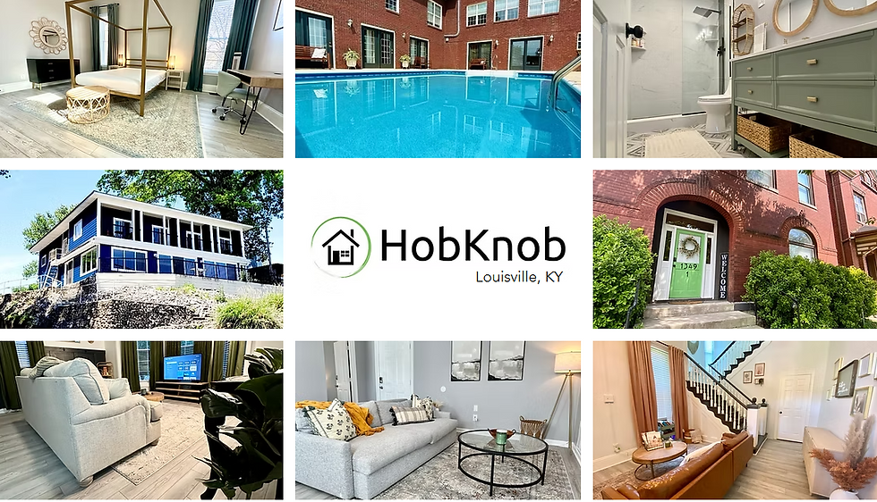 Fully furnished HobKnob co-living home in Louisville, KY for summer interns and grad students