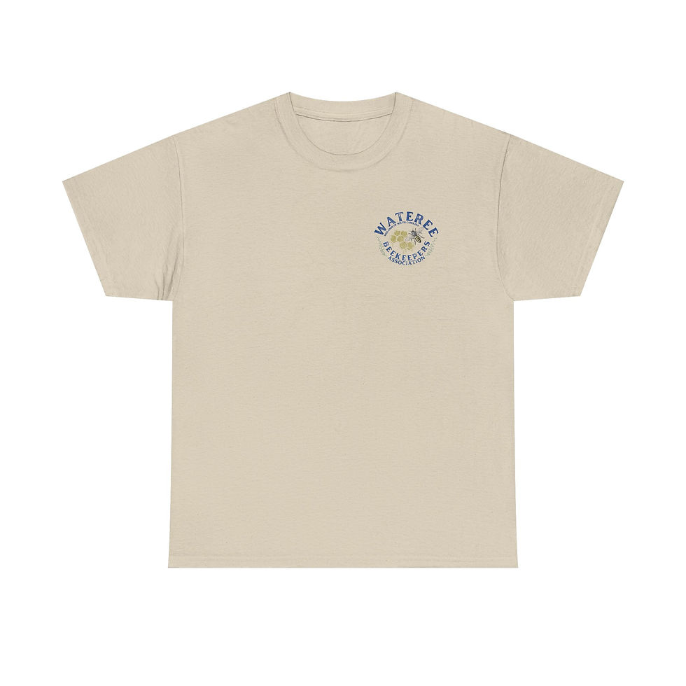 Thumbnail: Unisex Heavy Cotton Tee BLUE logo