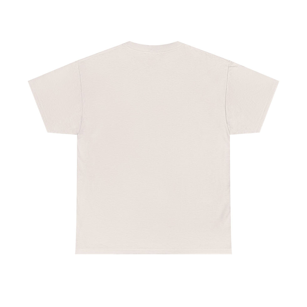 Thumbnail: Unisex Heavy Cotton Tee BLUE logo