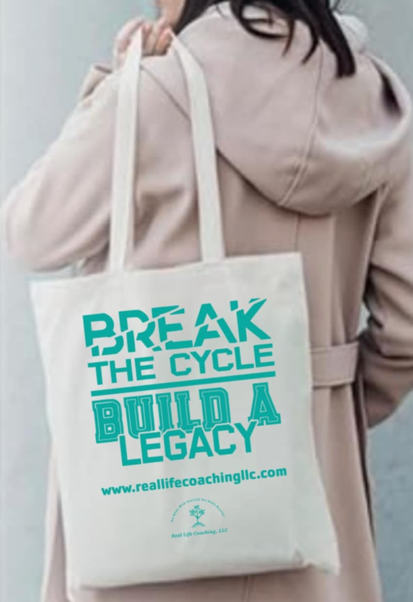 Thumbnail: Break The Cycle Build A Legacy: Canvas Bag