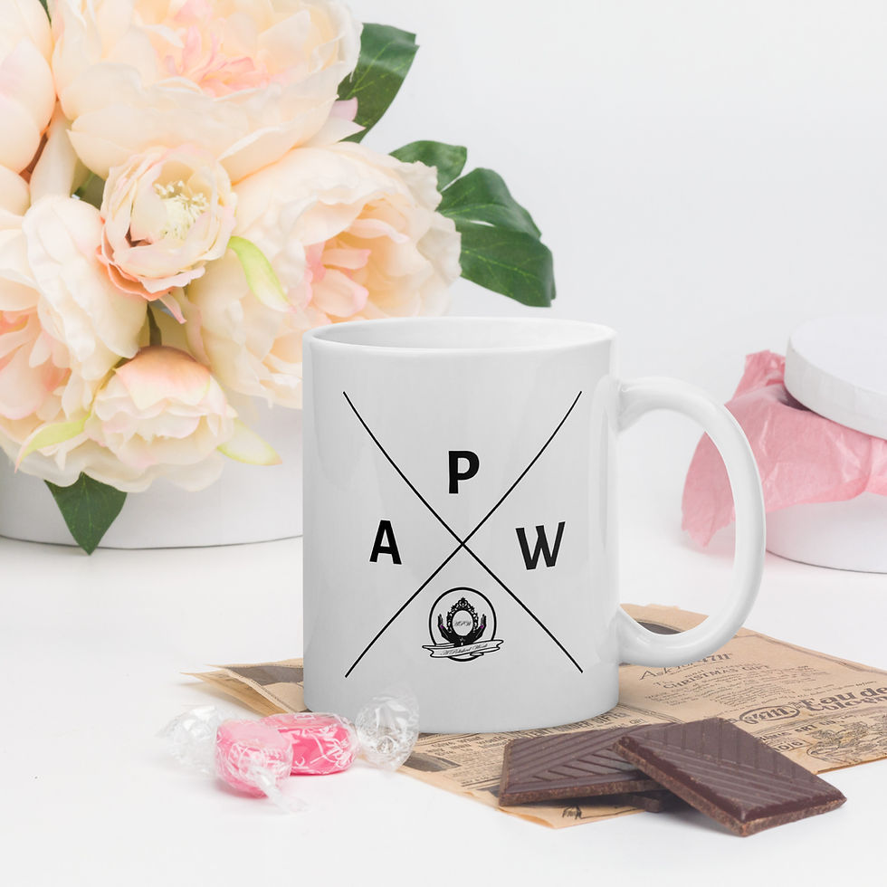 Thumbnail: Crisscross APW Logo White Glossy Mug