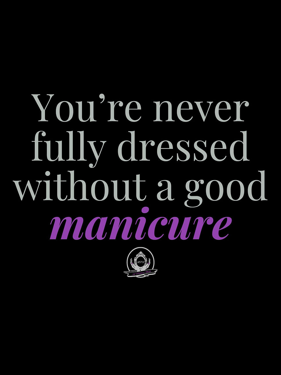 Thumbnail: You're Never Fully Dressed Without a Good Manicure - Black Glossy Mug