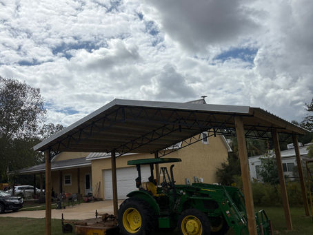24X24X12 Open Pole Barn
