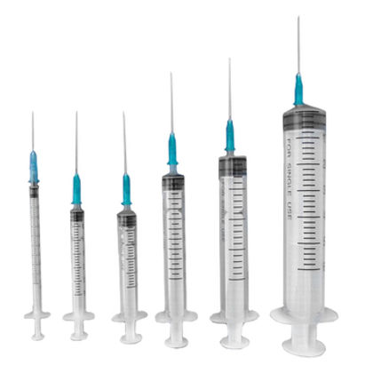 Sterile Single Use Hypodermic Syringes w