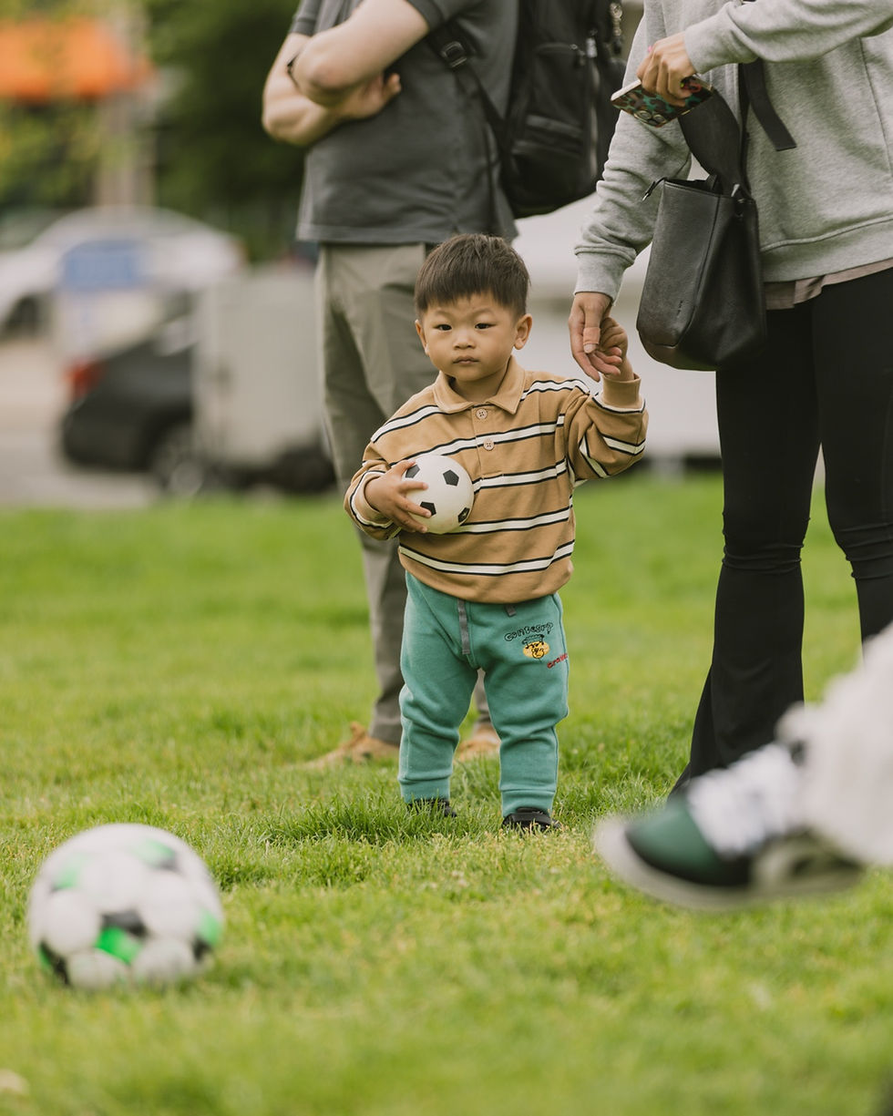 Young boy, soccer