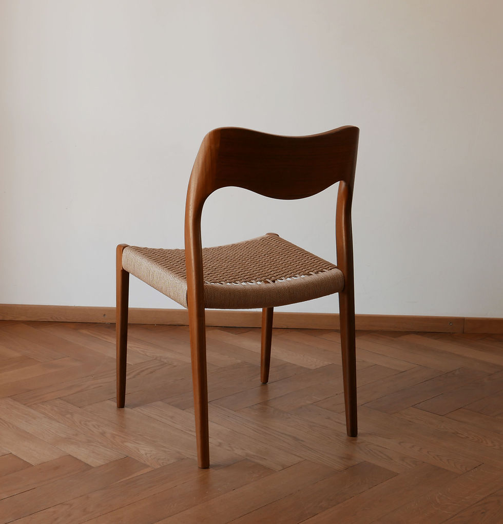 Miniatura: Komplet 2 krzeseł Moller 71 Teak