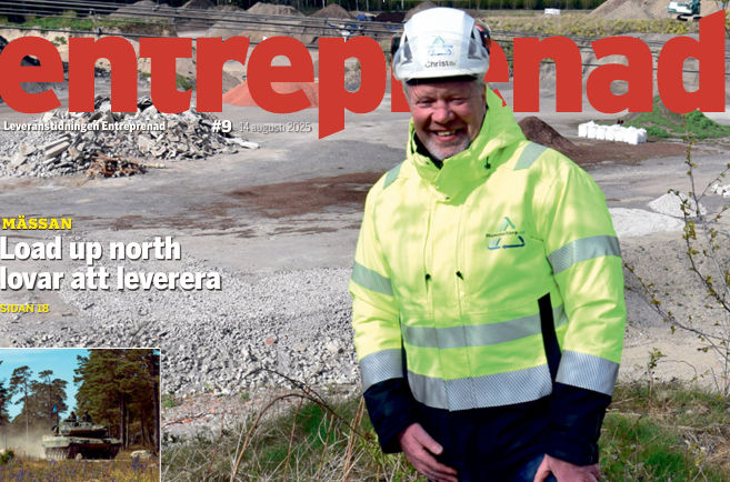 Hummeltorp i tidningen Entreprenad – satsar globalt på återvinning