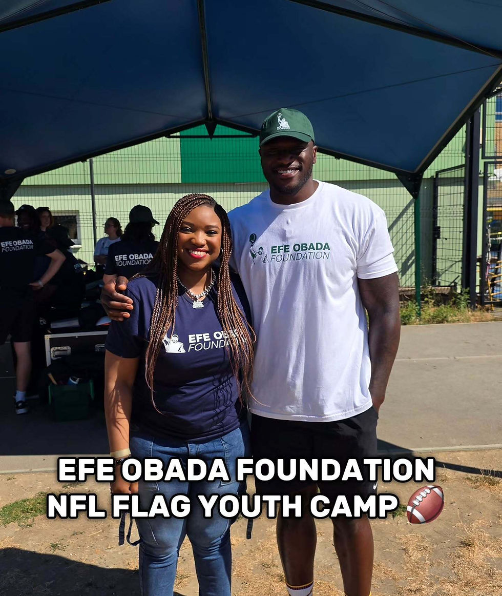 DJ Frizzie Brings the Energy to NFL FLAG & Efe Obada Foundation Event in London
