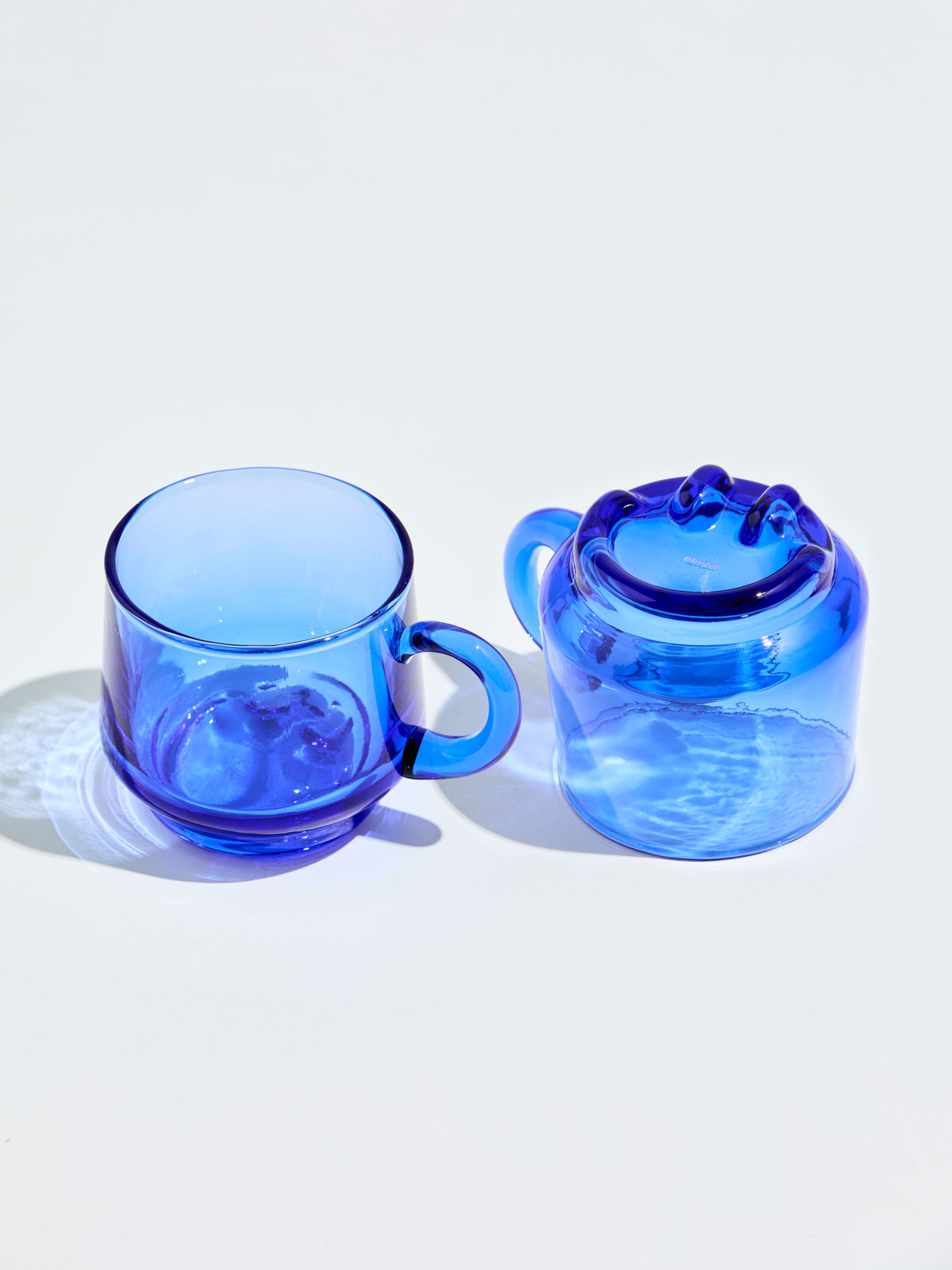 Set of 2 x GRINN Mug Glass (Cobalt)