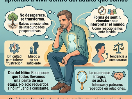 El niño que fuimos no desapareció… aprendió a vivir dentro del adulto que somos
