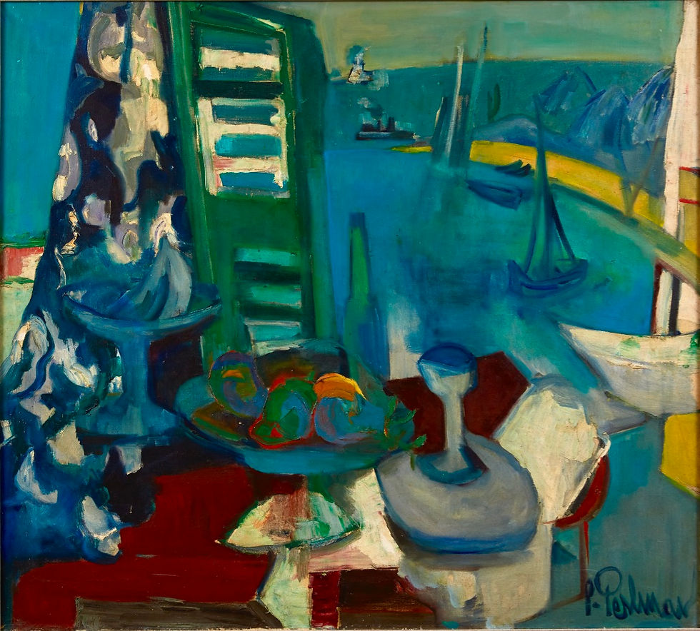Still Life with Harbour View (1962)