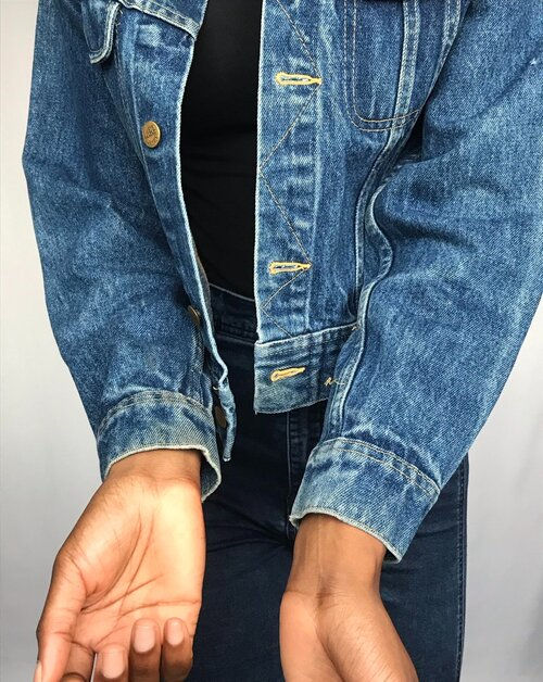 Thumbnail: Lee Vintage Retro Long Sleeved Jacket - Petite