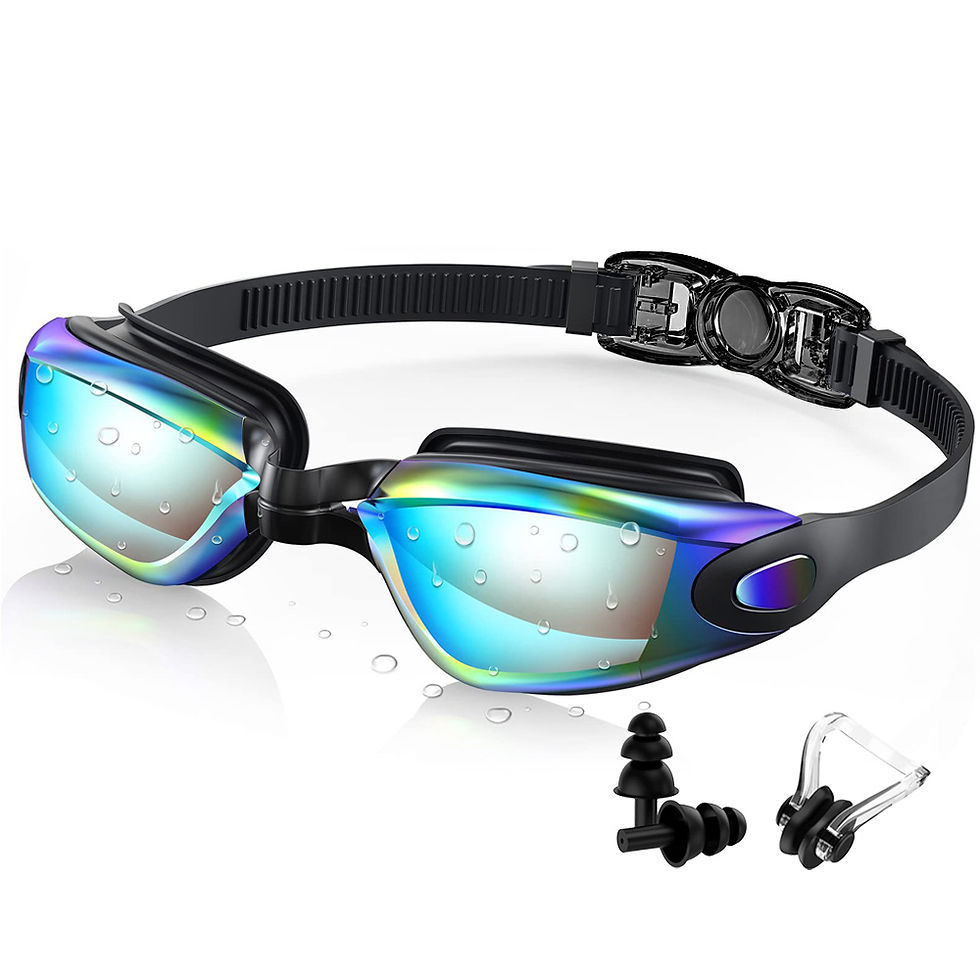 Thumbnail: Swimming Goggles Professional Waterproof Swim Eyewear Glasses Anti-fog 100% UV P