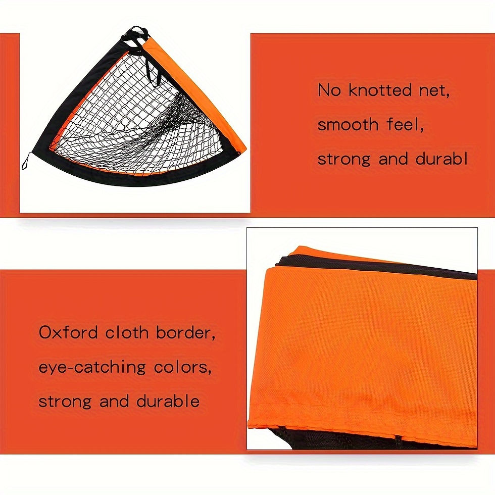 Thumbnail: Portable Soccer Goals for Backyard Foldable Mobile Training Football Net for Kid
