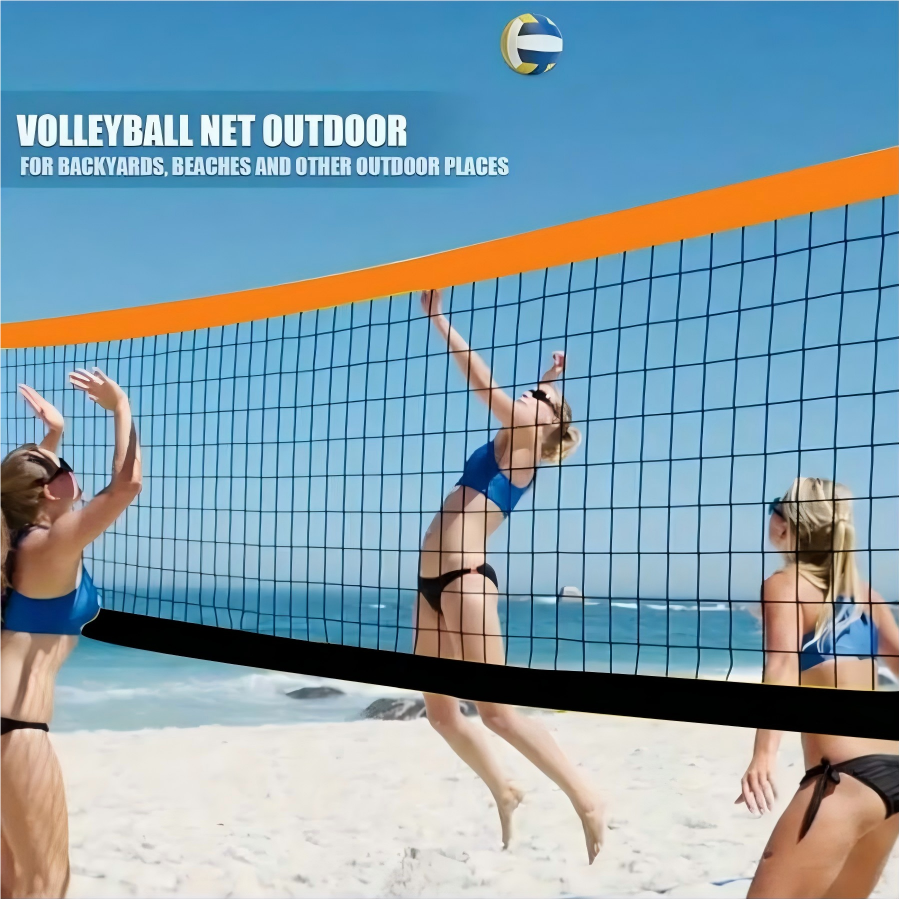 Thumbnail: Portable Indoor and Outdoor Volleyball Net,volleyball,and Badminton, Suitable fo