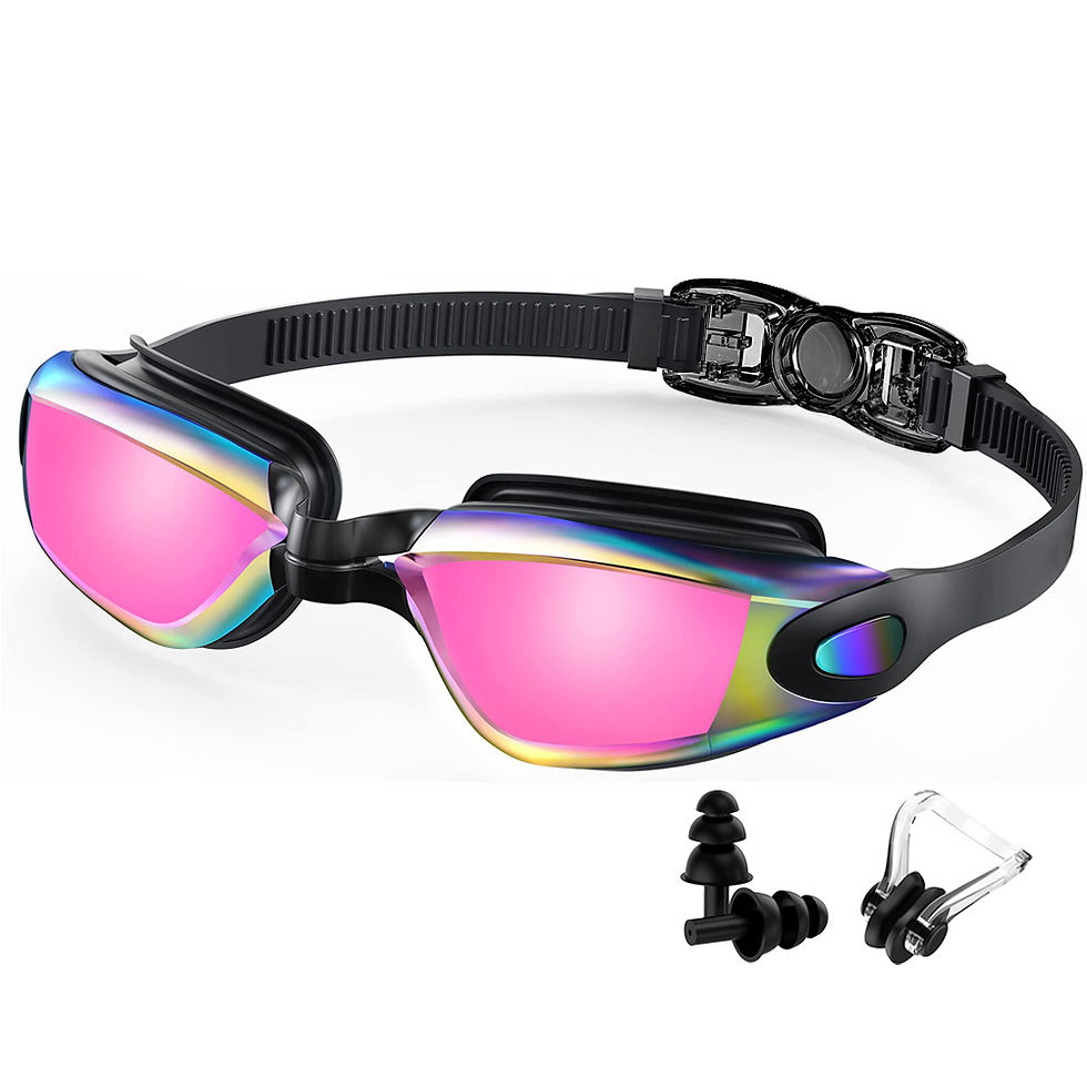 Thumbnail: Swimming Goggles Professional Waterproof Swim Eyewear Glasses Anti-fog 100% UV P