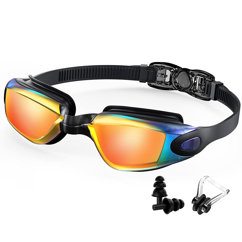 Thumbnail: Swimming Goggles Professional Waterproof Swim Eyewear Glasses Anti-fog 100% UV P
