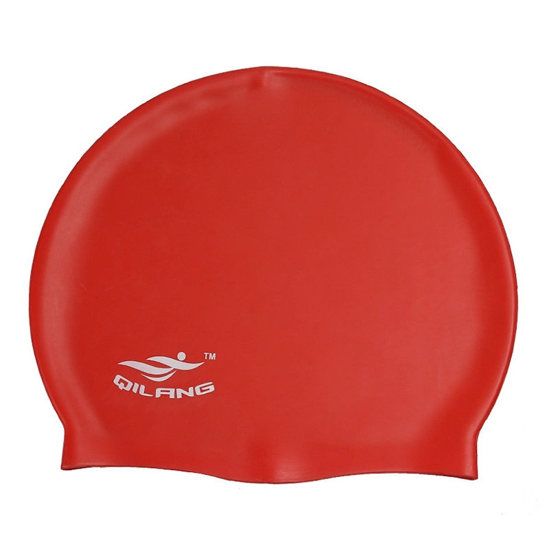 Thumbnail: Waterproof Silicone Swim Caps Women Men High Elastic Flexible Protect Ears Hair 