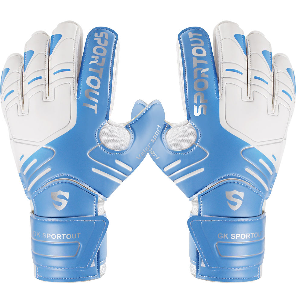 Thumbnail: Sportout Youth&Adult Goalie Goalkeeper Gloves,Strong Grip for The Toughest Saves
