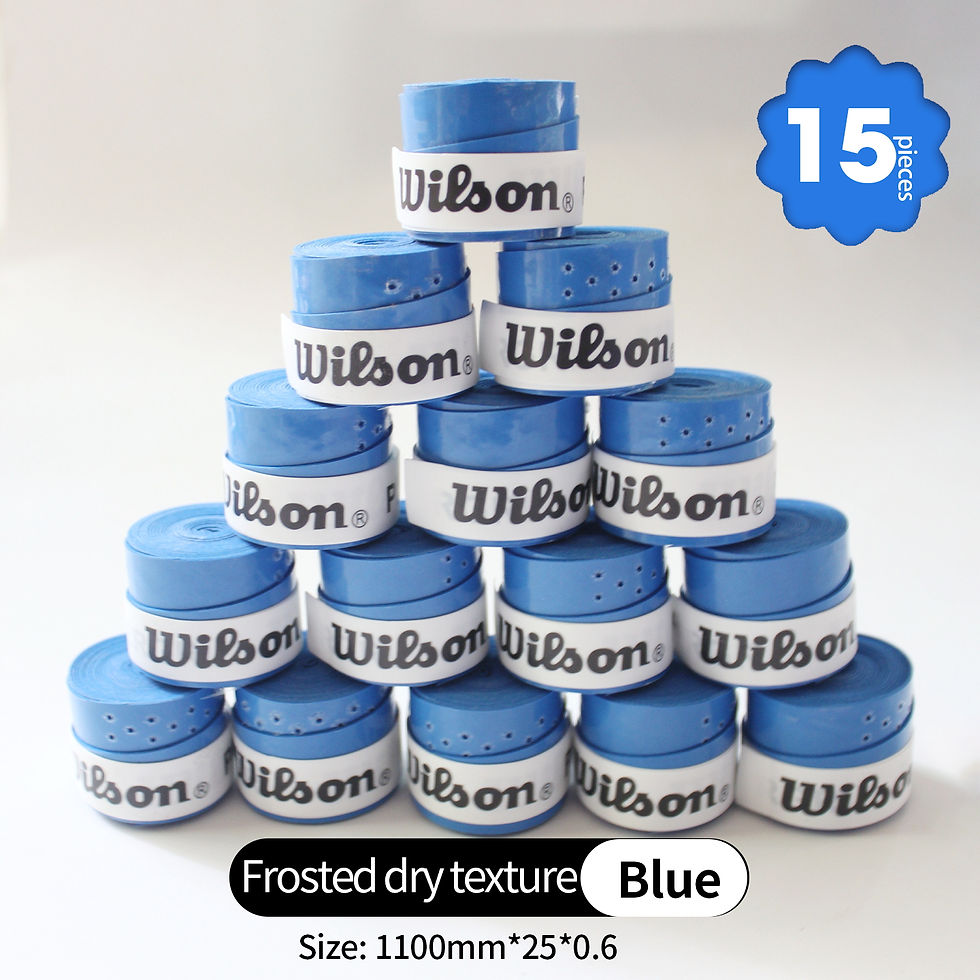 Thumbnail: Tennis Overgrips Squash Badminton Pickleball Racket Overgrips Grip Tape 120cm fo