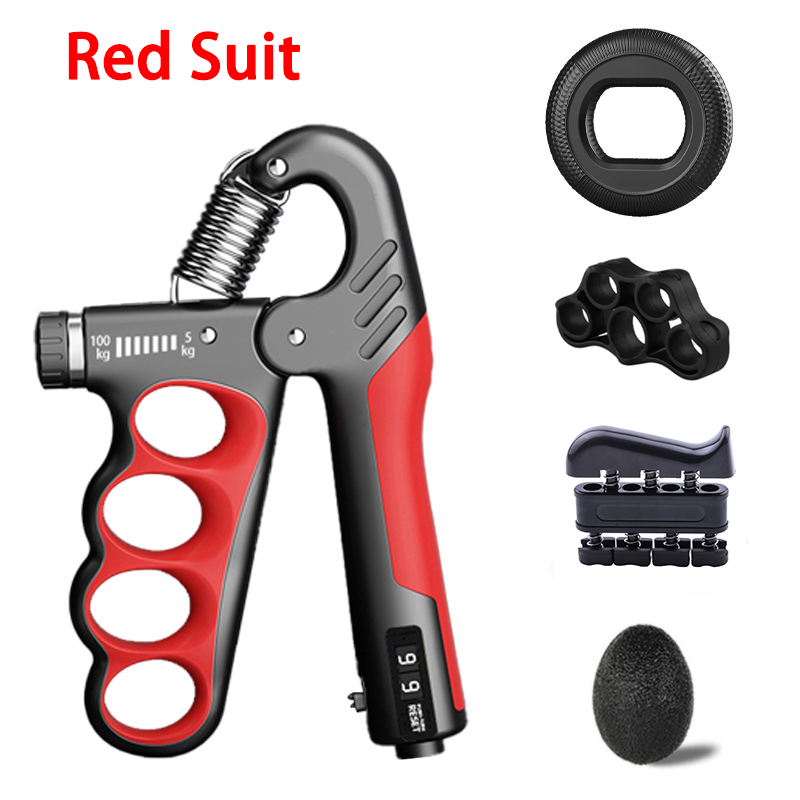 Thumbnail: 5-60/100/150kg Grip Strength Gym Wrist Expander Hand Strengthener Adjustable Mus