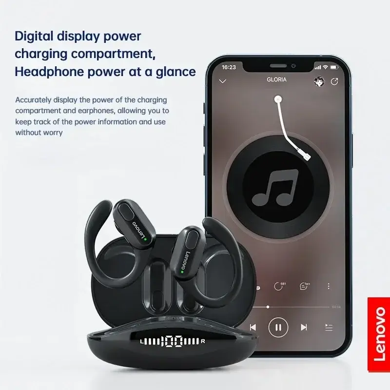 Thumbnail: Lenovo XT80 Wireless Headphones Bluetooth 5.4 Earphones True with Mic Button Con