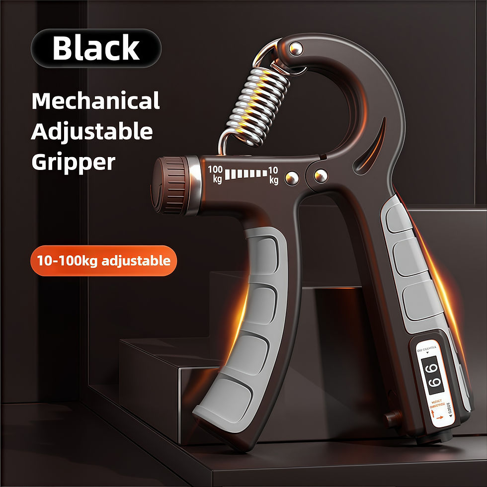 Thumbnail: Grip Strength Trainer Forearm Strengthener Hand Squeezer Adjustable Resistance H