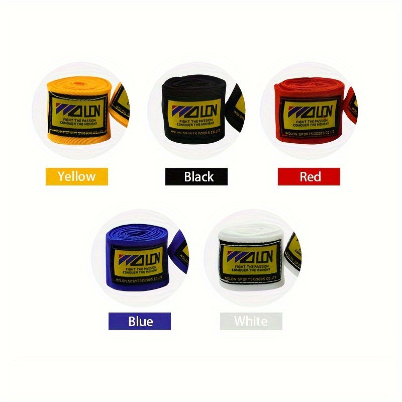 Thumbnail: 2PCS 1.5/2/3/5M Boxing Training Bandages Cotton Sports Bandages Sanda Kick Boxin
