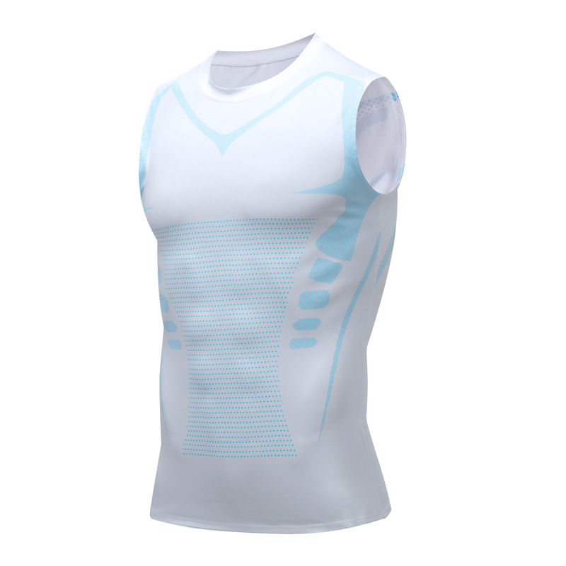 Thumbnail: Mans Compression Tank Top Men Gym Shirt Sleeveless Quick Dry Sportswear Male Fit