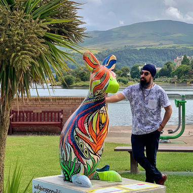 'Coexist' Wallaby Sculpture - Wallabies Gone Wild