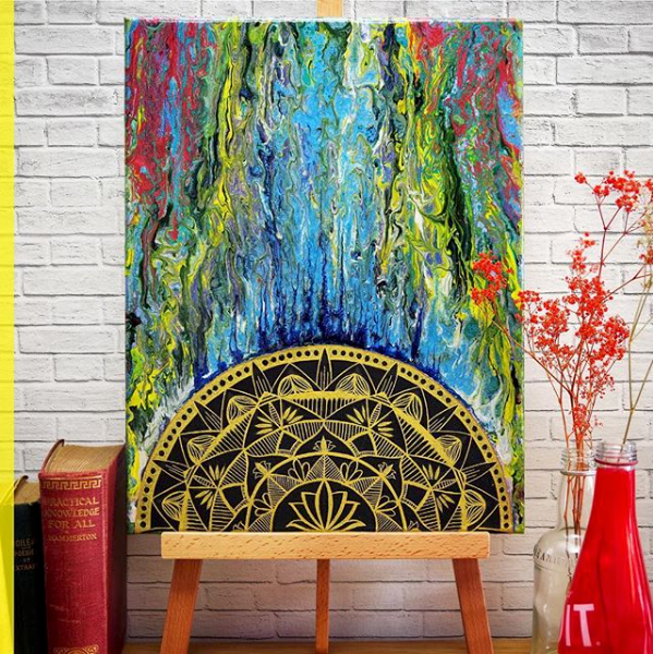 Thumbnail: Universal Energy - Creation & Nurture / 2 x Original Canvases