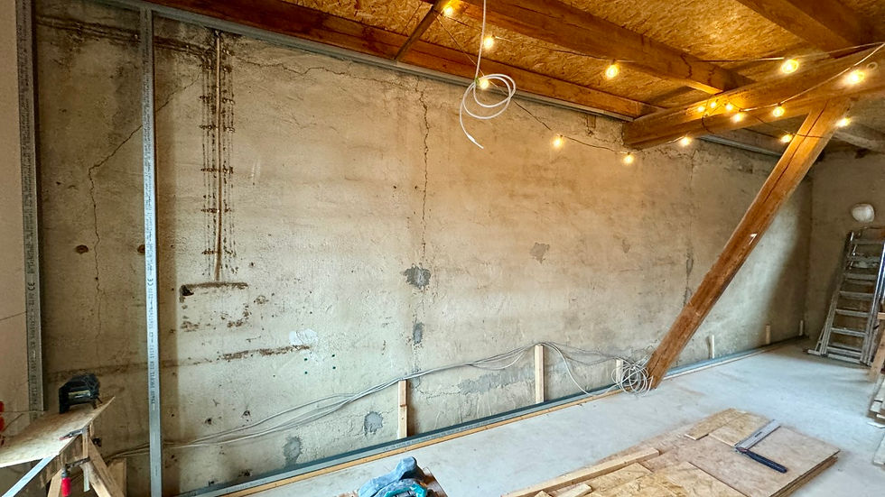 so hatten wir die Wand letzte Woche verlassen