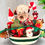 Thumbnail: Bow Wow Baskets Doggy Toy Christmas Basket