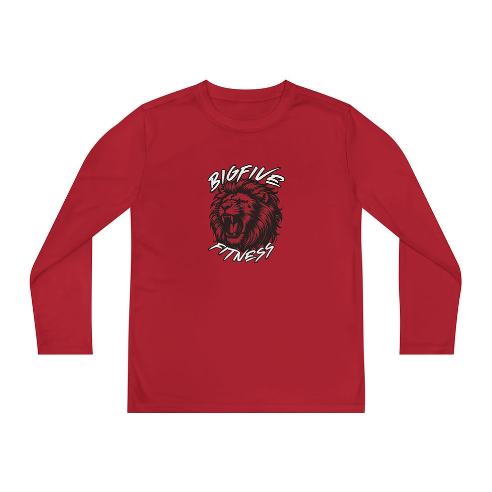 Thumbnail: Youth BFF Lion Long Sleeve Competitor Tee