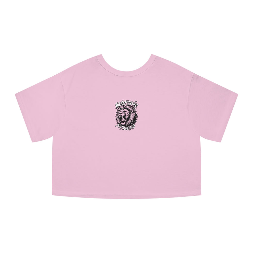 Thumbnail: BFF Lion Champion Women's Heritage Cropped T-Shirt