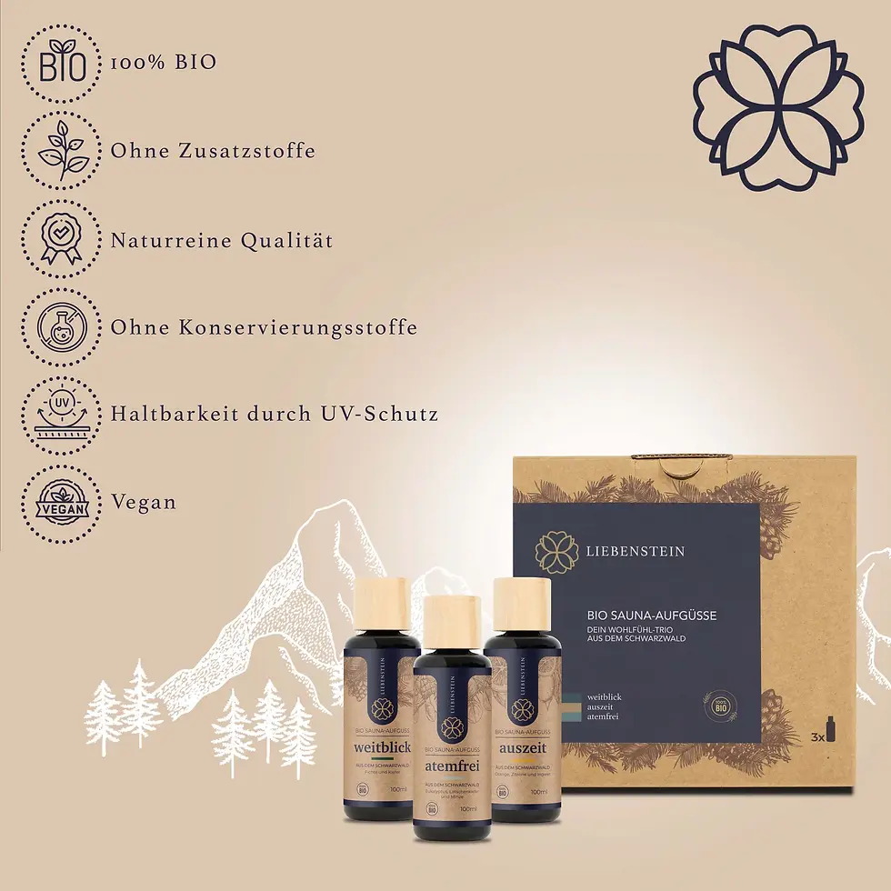 Miniaturbild: BIO Saunaaufguss SET - 3x100ml