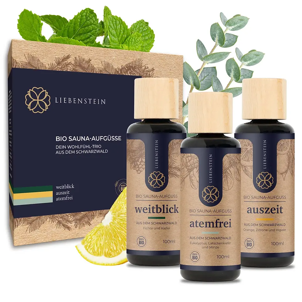 BIO Saunaaufguss SET - 3x100ml