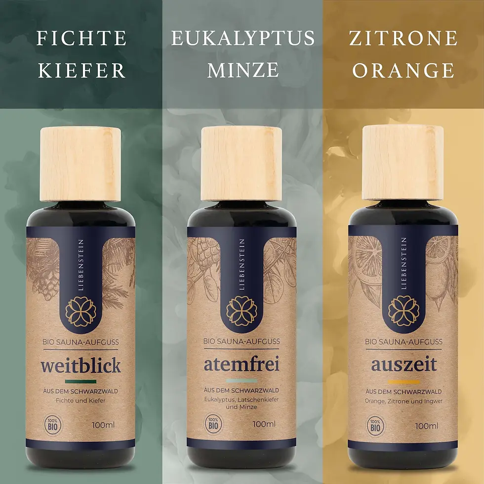 Miniaturbild: BIO Saunaaufguss SET - 3x100ml